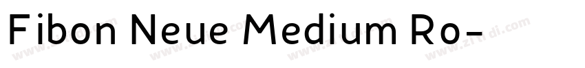 Fibon Neue Medium Ro字体转换